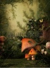 stock-photo-fantasy-image-with-mushroom-and-stump-in-the-forest-184395644