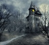 stock-photo-halloween-design-with-haunted-house-150940322
