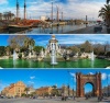 stock-photo-set-of-three-barcelona-attractions-panoramas-163166735