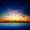 stock-vector-abstract-nature-background-with-panorama-of-city-and-sunset-199335725