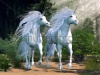 stock-photo-enchanted-forest-two-buck-unicorns-run-together-through-a-beautiful-magical-forest-158930705
