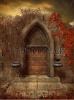 stock-photo-gothic-ruins-with-old-door-and-stairs-59205235