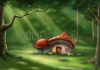 stock-photo-surreal-cartoon-wonderland-country-village-romantic-fairy-tale-forest-illustration-208952998