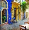 stock-photo-traditional-greek-street-tavernas-artwork-in-retro-style-79519084