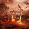 stock-photo-two-red-dragons-attacking-the-village-148606181