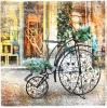 stock-photo-vintage-bike-christmas-decoration-in-street-retro-styled-pictu-224493235